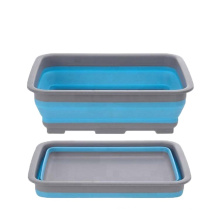 High Quality Pop up Silicone Collapsible Dish Tub